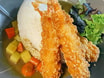Katsu Curry Tempura Prawns Rice炸蝦日式咖哩飯